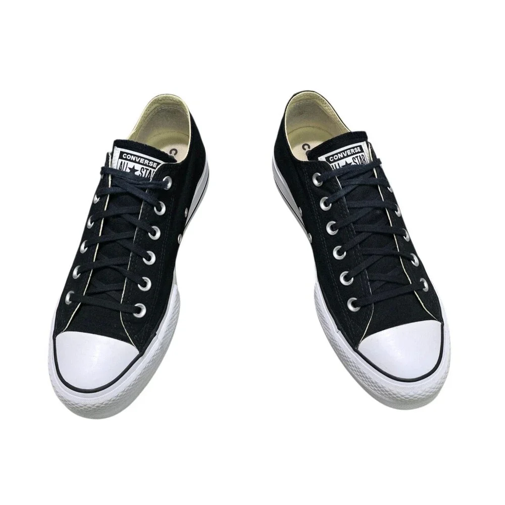 Converse Chuck Taylor All Star Lift Platform Sneakers Womens Size 9 Black Shoes